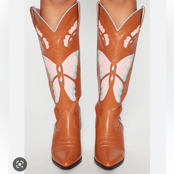 Fashion Nova Shoes - Fashion Nova Janie Cowboy Boots